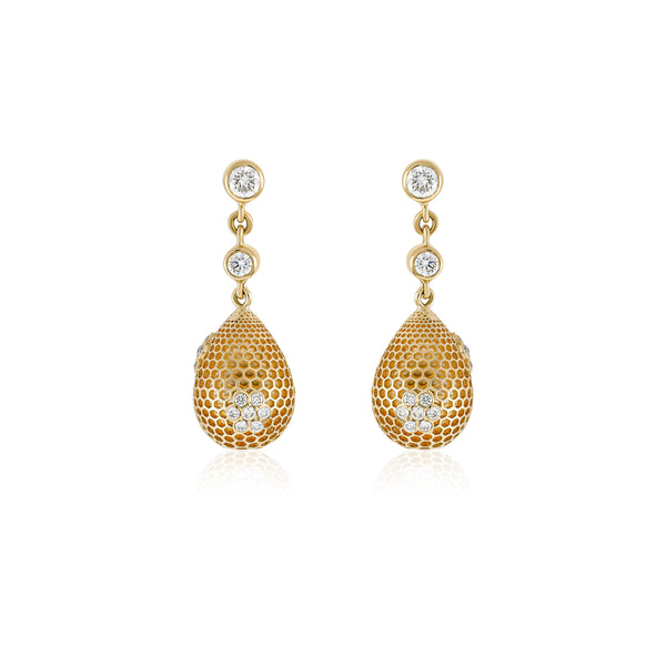 HONEY COMBS BLOOMS EARRINGS