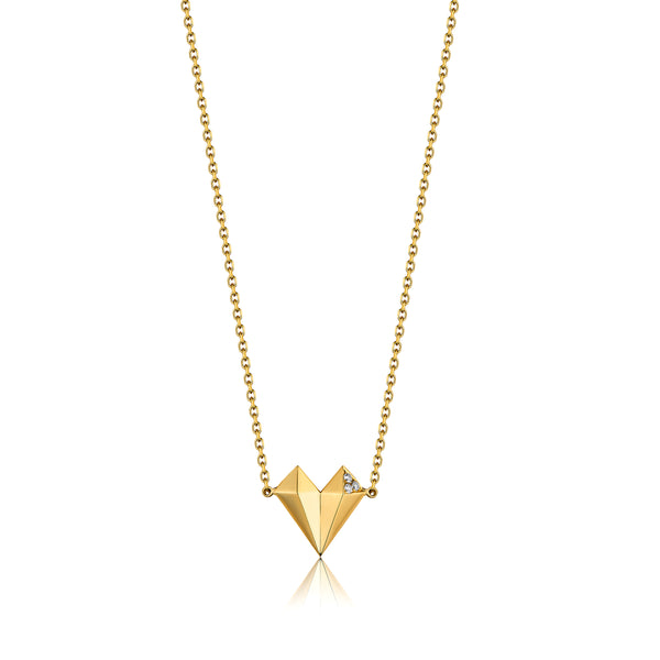 Bow Bond heart necklace XS