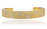 Honey Comb flowery Glamour Bangle