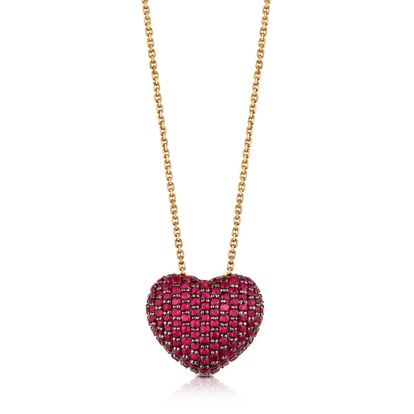 Falling in Love Ruby Necklace