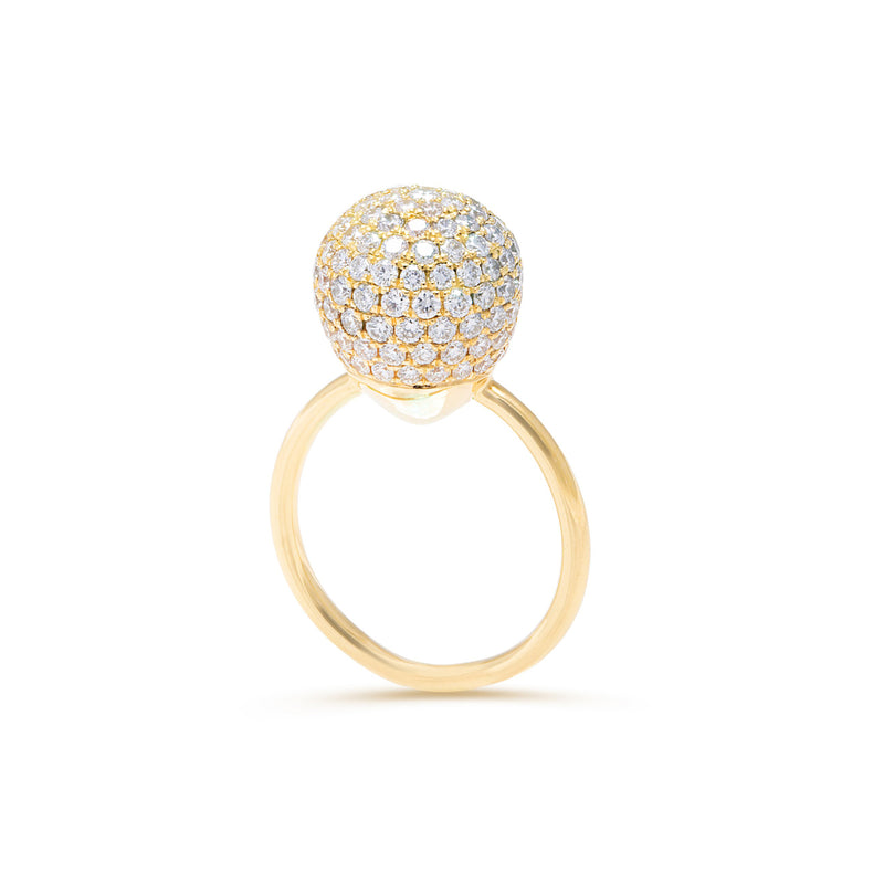 Honey Comb Blooms Full diamonds Hive Ring